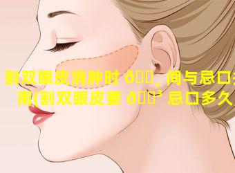 割双眼皮消肿时 🕸 间与忌口指南(割双眼皮要 🌳 忌口多久,忌哪些东西)